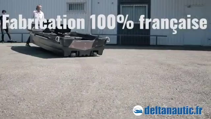 Barque hors-bord Silurine 4m Blacky DELTA NAUTIC électrique